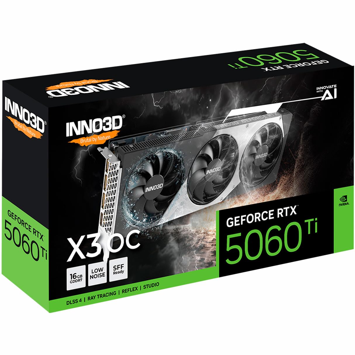 Amazon.com: Inno3D Geforce RTX 5060 Ti X3 Oc Nvidia 16 Gb Gddr7